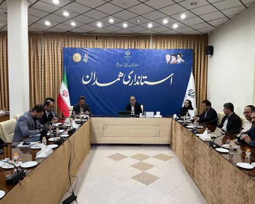 برگزاری جلسه کارگروه امور زیربنایی به ریاست معاون استاندار همدان