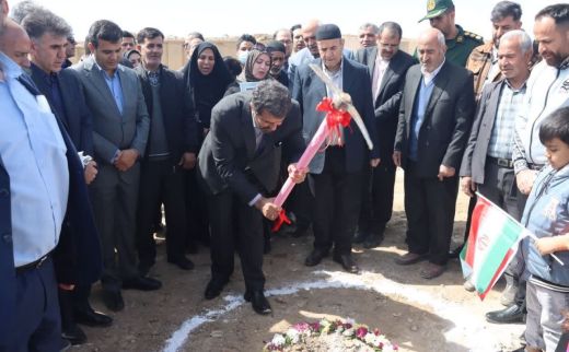 عملیات ساخت مدرسه در روستای کهارد با حضور استاندار همدان آغاز شد