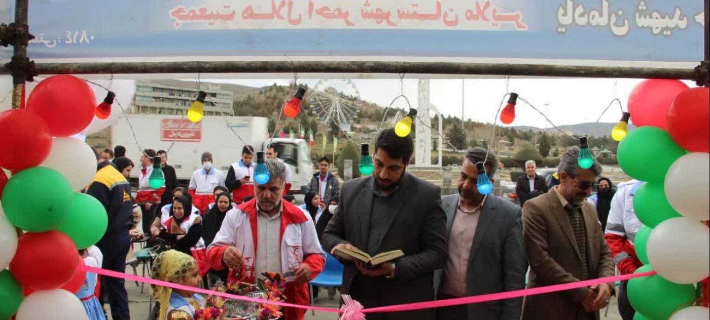 افتتاح ستاد اجرایی هلال احمر در ایام نوروز با حضور فرماندار ویژه ملایر