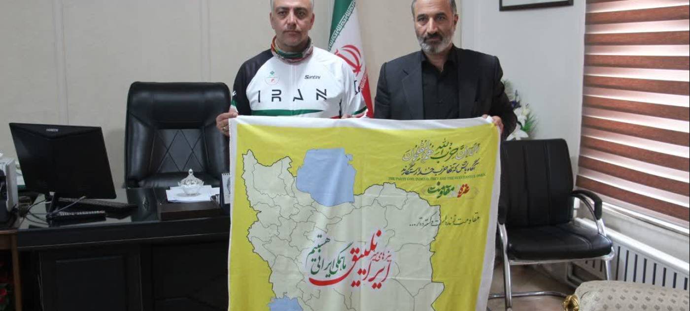 دیدار دوچرخه‌سوار اردبیلی با فرماندار ویژه شهرستان ملایر