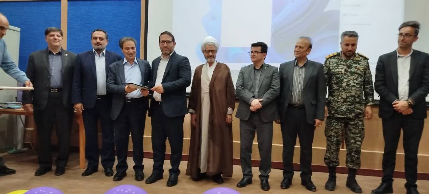 آیین تکریم و معارفه مدیر شبکه بهداشت و درمان شهرستان فامنین