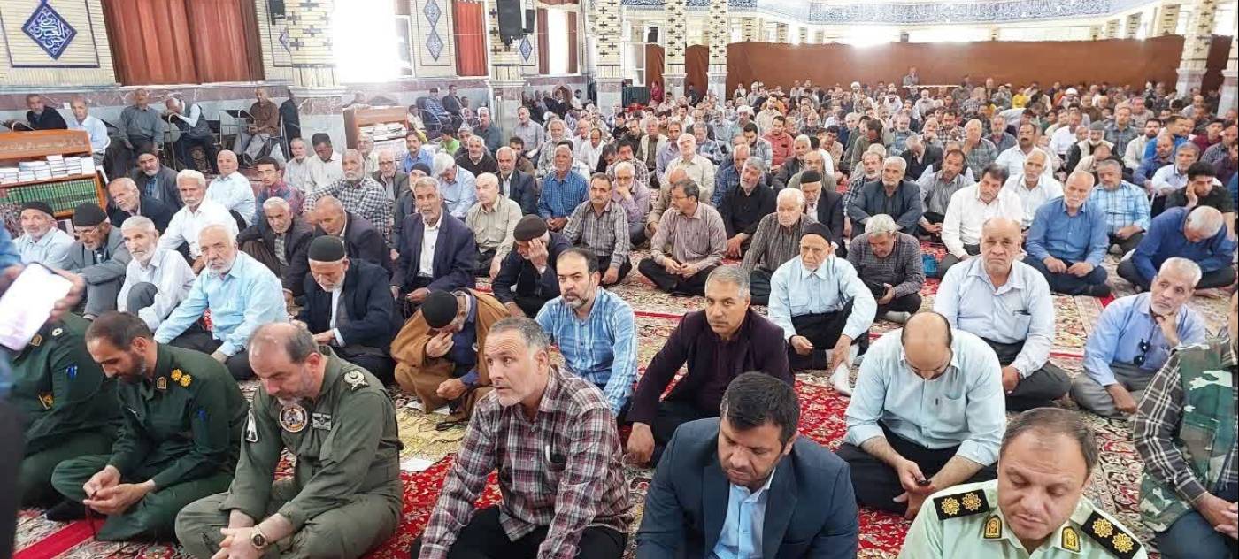 حضور فرماندار کبودراهنگ در مراسم عبادی، سیاسی نماز جمعه