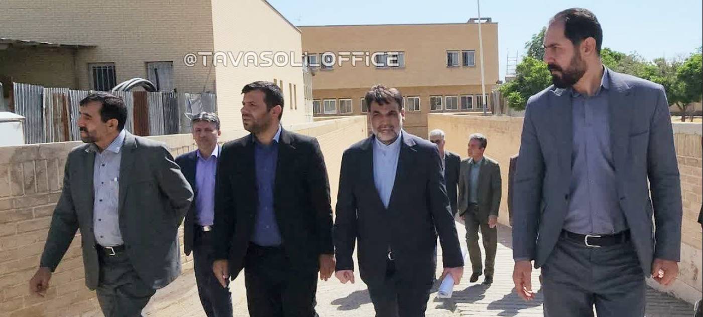 حضور معاون سلامت پدافند غیرعامل کشور در کبودراهنگ برای بررسی مسائل مربوط به ساخت بیمارستان ۳۰۰ تختخوابی کبودراهنگ