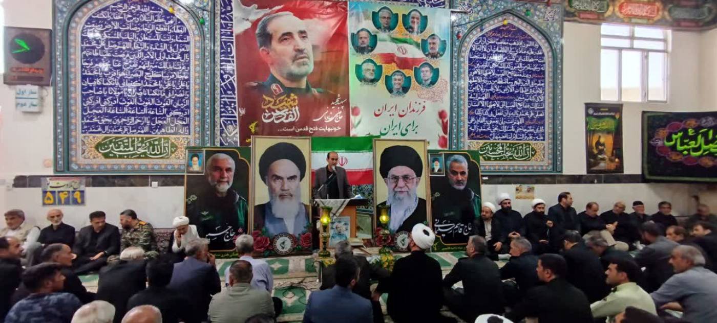 مراسم بزرگداشت سپهبد شهید علی شادمانی و سردار محققی و شهدای اقتدار در شهرستان فامنین