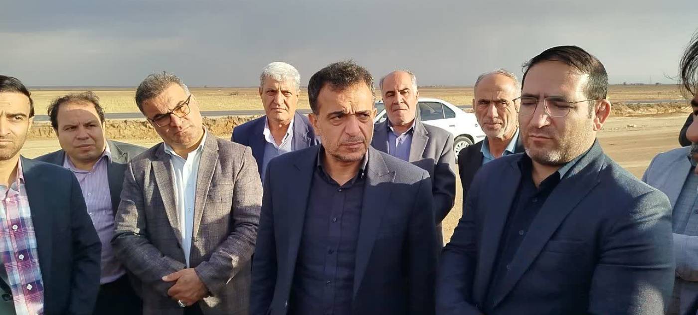 بازدید مهندس عباس صوفی نماینده محترم مردم همدان و فامنین در مجلس شورای اسلامی و دکتر محمد فتحی فرماندار شهرستان فامنین از پروژه اصله به کاج