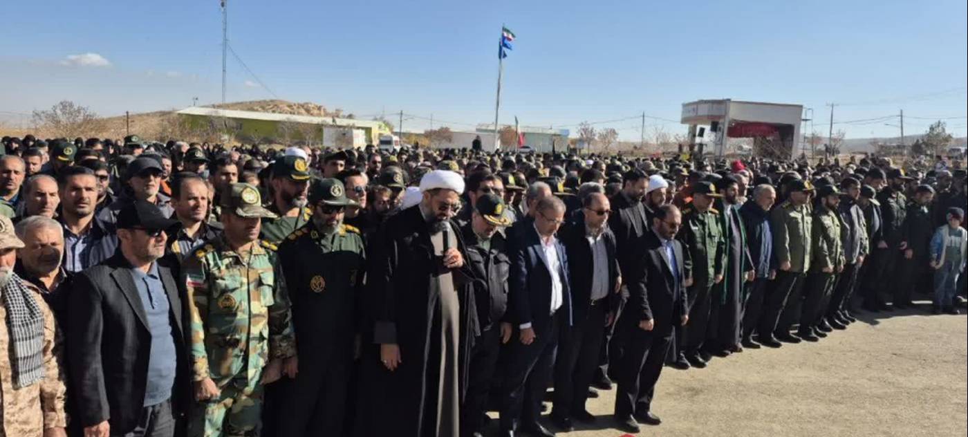 مراسم تشییع و تدفین شهید گمنام در پادگان سیدالشهدا (ع) برگزار شد