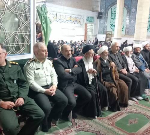 حضور فرماندار ملایر در مراسم سالگرد شهادت شهدای خدمت