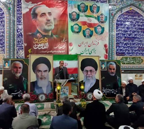 مراسم بزرگداشت سپهبد شهید علی شادمانی و سردار محققی و شهدای اقتدار در شهرستان فامنین