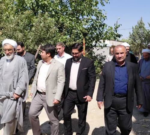 ازدید از روند عملیات عمرانی ساختمان دادگستری شهرستان درگزین