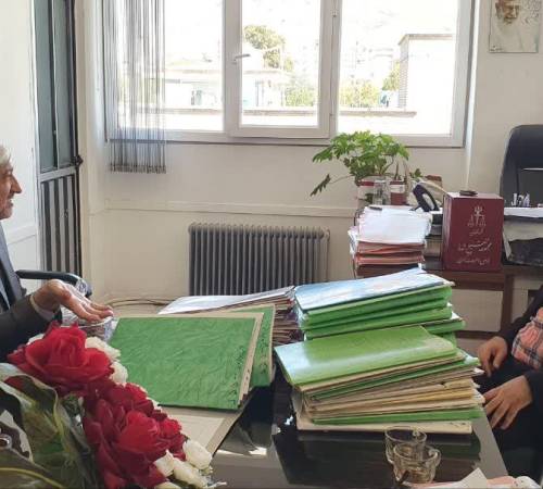 دیدار فرماندار تویسرکان با دادستان شهرستان